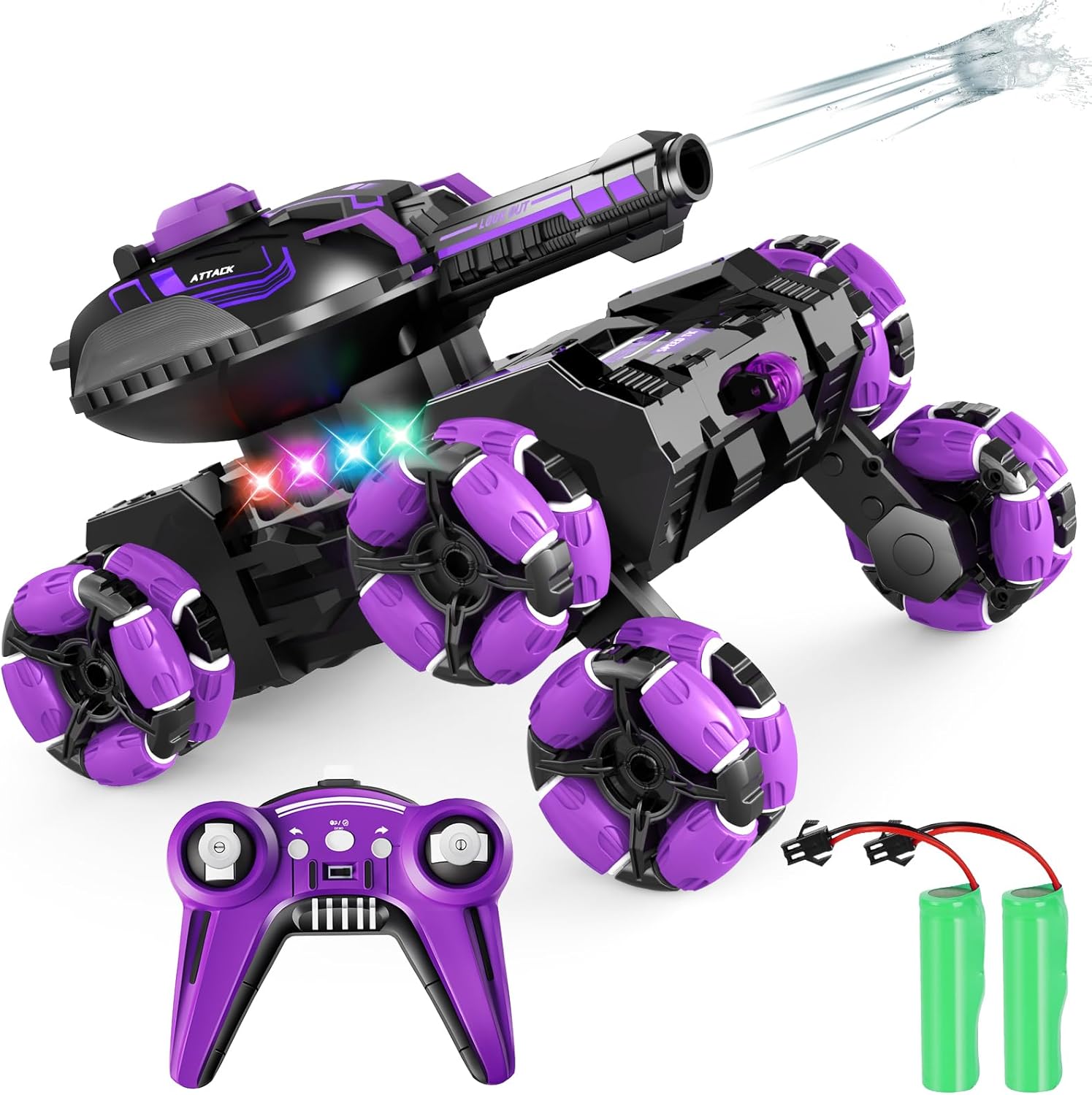 TANQUE ACROBATICO VIOLETA CON 1000 BALAS