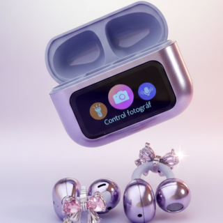 AUDIFONOS INALAMBRICOS -PURPURA- KORWI M100 CON ARETE